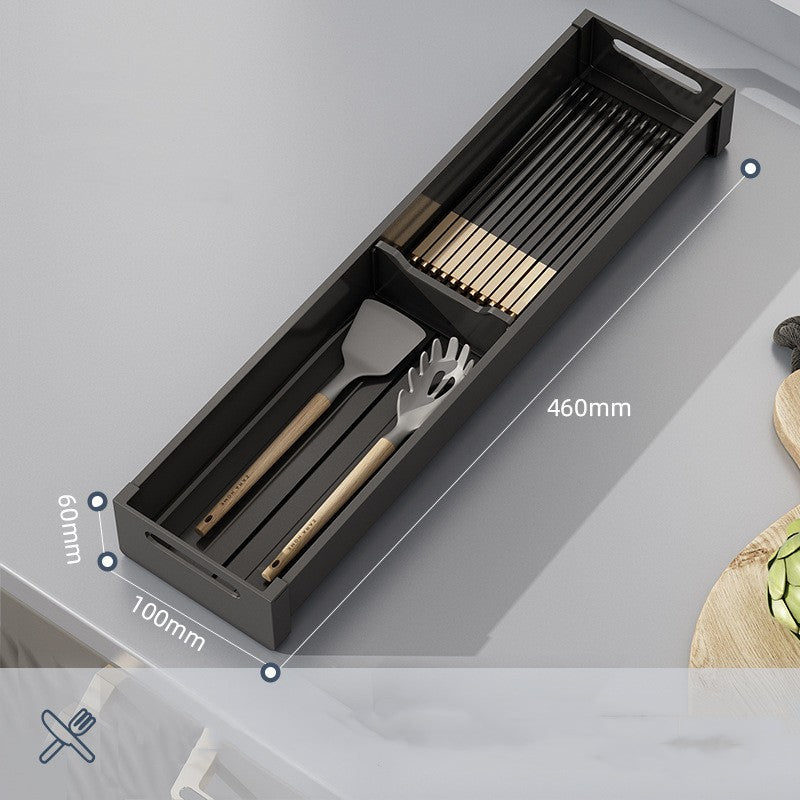 Kitchen Drawer Divider Cabinet Storage Sorting Box