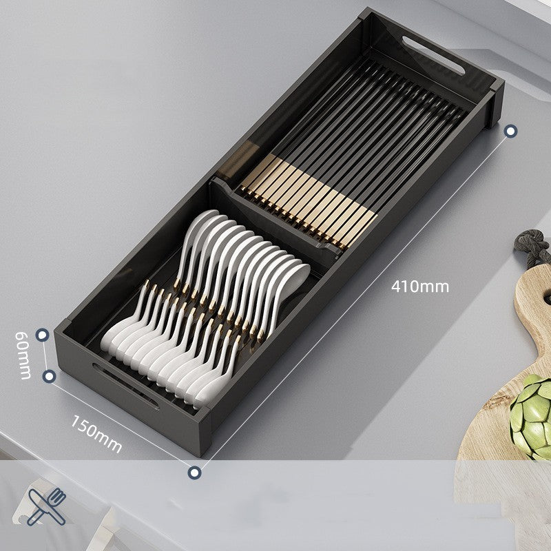 Kitchen Drawer Divider Cabinet Storage Sorting Box