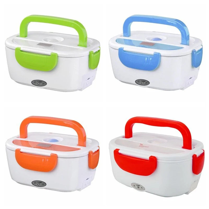 Portable Double Layer Electric Heating Lunch Box