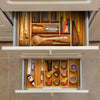 Expandable Bamboo Drawer Organizer with 6-8 Compartments